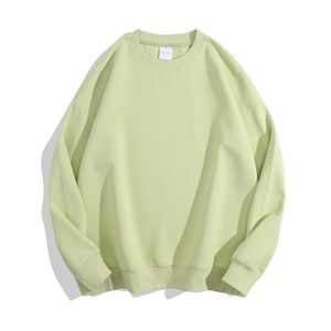 OEM Custom Oversized Fleece Crew Sweatshirt Wholesale Women's Crewneck <b>Charcoal</b> Eco-Friendly Breathable Winter Front Pullover - Product Image 4