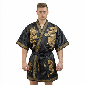 Bata de Boxeo Personalizada por Sublimación, Batas de Boxeo de Satén con Estampado Personalizado, Equipo de Boxeo y Artes Marciales por Sublimación - Product Image 1