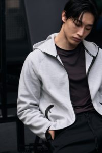 Men Full Zip Hoodie <b>Thick</b> Warm Cotton <b>Fleece</b> <b>Jacket</b> Casual Streetwear Hooded Sweatshirt Custom Logo Supplier - Product Image 3
