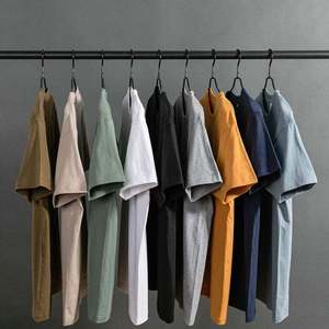 T-shirt à col rond pour homme, manches courtes, en coton doux, décontracté, à porter tous les jours, confortable, léger, basique - Product Image 6