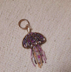 2026 Trending Cards Embroidery Seed Beaded <b>Keychain</b> Keyring Trendy Charm For Bag Ethnic Gift Boho Key Holder Purse Accessory - Product Image 6