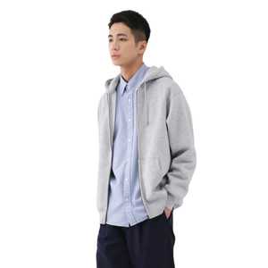 Sweat-shirts à capuche zippés imprimés personnalisés avec logo, 100 % coton molletonné, coupe ample, respirants, haute qualité, très demandés - Product Image 3