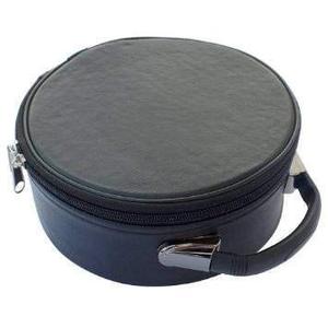 Wholesale High Quality Custom Round <b>Red</b> Leather Purse With Zipper And Handle Durable Design - Product Image 5