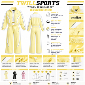 2026 <b>Ladies</b> Training Tracksuit Set OEM Style Women <b>Jogging</b> <b>Suits</b> Eco-Friendly Maternity Feature Hot Selling Winter Sports Wear - Product Image 6