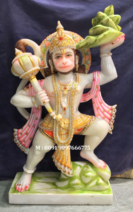 รูปปั้นพระฮันมูนนั่งทำจากหินอ่อนคุณภาพดี - Product Image 6