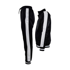 Custom Acid Wash Flared Tracksuits Zip up <b>500</b> <b>GSM</b> Straight Leg Distress Embroidery Sweatsuit <b>Hoodies</b> and Sweatpants FORTLEO - Product Image 2