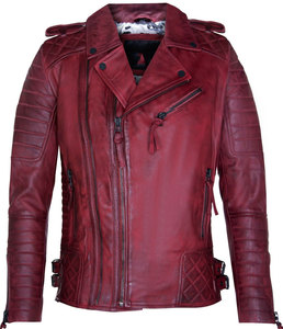 Veste de motard en cuir véritable de qualité supérieure pour homme, style vintage, service d'échantillons OEM ODM disponible - Product Image 1