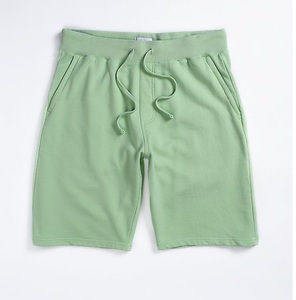 Pantalones cortos deportivos casuales para hombre, de algodón, estilo francés, holgados, para gimnasio, entrenamiento, con múltiples bolsillos, cintura elástica, logotipo personalizado - Product Image 3