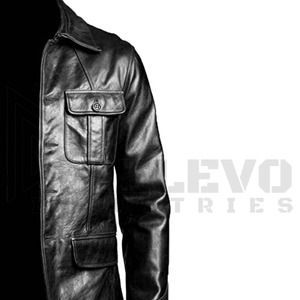 Chaqueta de Cuero para Hombre, Estilo Motero, Moda Urbana, Abrigo de Invierno de Alta Calidad, Fabricante OEM al por Mayor - Product Image 3