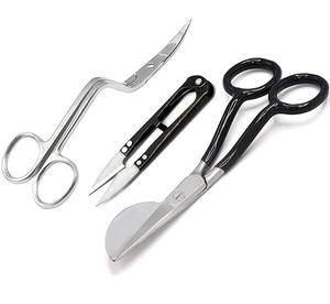 Tijeras con mango curvado doblemente doblado tipo pico de pato, aprobadas por ISO, para bordado, manualidades y arte textil, de 6 pulgadas. - Product Image 2