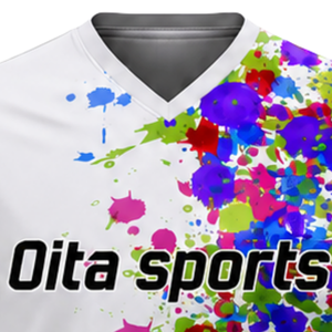 Manufacturer White Multicolor Sublimated Volleyball Jersey Short Sleeve Sports Shirt Team Athletic Wear Match Training Apparel - Product Image 5
