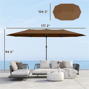 Parasol solaire pour terrasse et cour, idéal pour café et loisirs en plein air - Product Image 6
