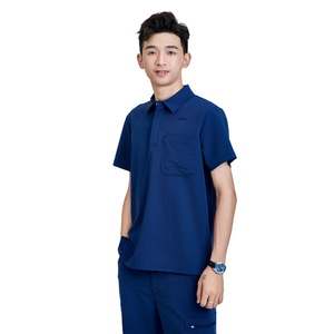 ชุดยูนิฟอร์มแพทย์ราคาโรงงาน รับผลิตแบรนด์ส่วนตัว ชุดพยาบาลทันสมัยพร้อมลายพิมพ์ เสื้อกาวน์แพทย์ รับผลิตแบบ OEM/ODM/มีตัวอย่างฟรี - Product Image 1