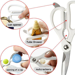 Ciseaux de cuisine Outils de cuisine en acier inoxydable Multifonction Robuste et facile à couper Fabriqué au Japon Outils de cuisine de haute qualité Gadgets - Product Image 2