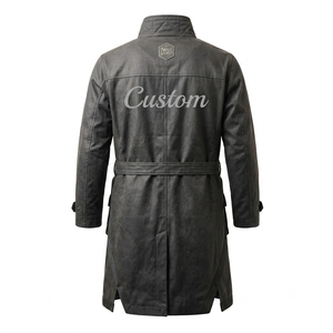 Manteau long imperméable et respirant en toile cirée pour femme 2026 – Robuste, idéal pour l'extérieur et la conduite, 100 % coton - Product Image 2