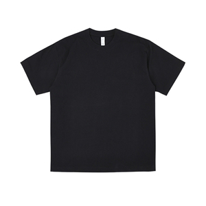 T-shirt homme 280 g/m² surdimensionné 100 % coton tricoté à manches courtes col rond vierge ample respirant style urbain haute qualité - Product Image 1