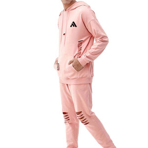 Chándal de Invierno para Hombre de Súper Calidad, Diseño 2 en 1 con Estampado, Tallas Grandes, Logotipo Personalizado, Ropa Deportiva Informal 100% Algodón - Product Image 1