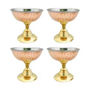 Luxury Metal Ice Cream <b>Bowl</b> Stainless <b>Dessert</b> Cup Polished Finish Modern Kitchenware - Product Image 1