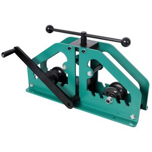 Curvatubi a rullo verde con 3 matrici, macchina curvatubi per tubi tondi, strumento essenziale per la curvatura dei tubi - Product Image 3