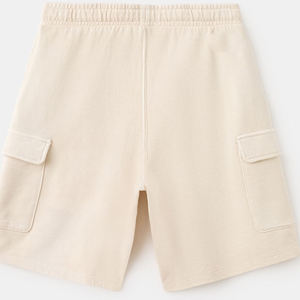 Shorts de sport pour hommes respirants à séchage rapide en toile tricotée unie à taille mi-haute pour l'entraînement et la gym, service OEM - Product Image 4