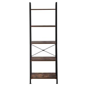 Scaffale Industriale Vintage a 5 Ripiani, Scaffalatura per Ufficio, Bagno, Soggiorno - Product Image 5