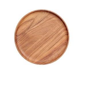 จานไม้ดีไซน์คลาสสิกขนาดใหญ่พิเศษสำหรับงานปาร์ตี้ งานแต่งงาน ใช้สำหรับเสิร์ฟอาหาร ถาดเสิร์ฟพิซซ่าทรงกลมคุณภาพพรีเมียมสำหรับใช้ในบ้านและโรงแรม - Product Image 1