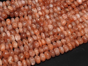 ลูกปัดซันสโตนทรงกลม-ขัดเรียบ-เส้นยาว 16 นิ้ว-สำหรับทำเครื่องประดับ-อุปกรณ์ขายส่ง-สินค้ามาใหม่-หินธรรมชาติ - Product Image 4