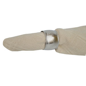 Tendance finition polie Design porte-serviettes pour décor de Table à manger fête de mariage et hôtels vaisselle Design ronds de serviette - Product Image 2