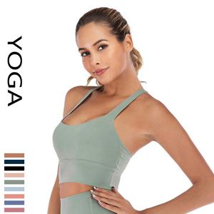 Soutiens-gorge de sport pour femmes haut court vêtements de sport gilet de fitness vêtements de sport avec sans hauts à armatures haut court pour femmes soutien-gorge sous-vêtements utilisation - Product Image 6