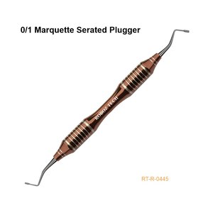 Plugger dentaire ergonomique 0/1 Marquette à denture, en acier inoxydable, manuel, certifié CE, modèle RT-R-0445 par Roboz Tech Pakistan - Product Image 1
