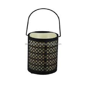 Portavelas colgante Octágono moderno internacional Grabado de hoja de hierro para linternas son accesorios de iluminación decorativos - Product Image 2