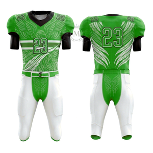 Nueva Llegada: Conjuntos de Uniformes de Fútbol Americano para Hombre, Personalizados al por Mayor, Manga Corta, Transpirables, Tallas Grandes para Equipos, Pedido Mínimo de 10 Conjuntos - Product Image 1