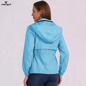 High Street Women Clothing Wear New Arrival Outdoor Waterproof Breathable <b>Lightweight</b> Top Quality Hot Sale Windbreaker <b>Jacket</b> - Product Image 6