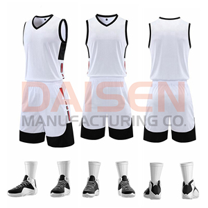 Conjunto de Uniforme de Baloncesto Personalizado para Hombre, Transpirable, 100% Poliéster, Jersey y Pantalones Cortos Deportivos, Diseño de Primera Calidad - Product Image 4