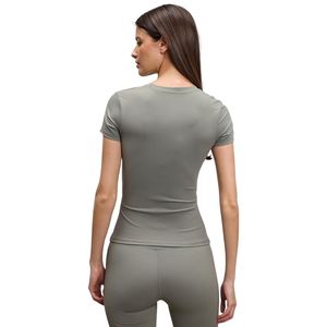 <b>Women's</b> <b>Linen</b> Blend T-Shirt Soft Lightweight Casual Summer Shirt Breathable Crew Neck <b>Top</b> Natural Fabric <b>Women's</b> Apparel - Product Image 2