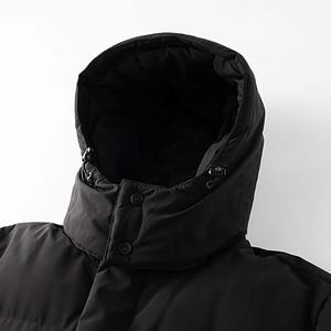 Vestes matelassées pour hommes de qualité supérieure, col à capuche réglable, respirantes et douces pour la peau, vestes matelassées unies pour hommes - Product Image 4