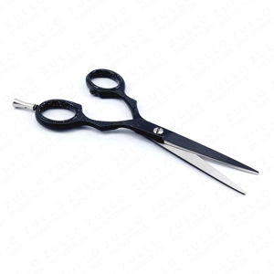 Ciseaux de coiffure professionnels 5,5 pouces, ciseaux de barbier avec lames ultra-affûtées et inserts pour les doigts amovibles - Product Image 2