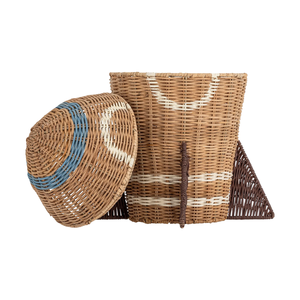 Amazing Rocket <b>Rattan</b> Bamboo Kids Room <b>Storage</b> <b>Basket</b> Decorative Space Rocket Shaped Wicker <b>Basket</b> Perfect For Toys Wholesale - Product Image 1