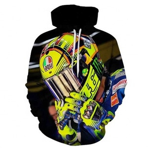 Nouveau pull d'hiver tendance pour homme, style course moto, imprimé numérique 3D, à capuche, 100 % coton molletonné, camouflage, haute qualité - Product Image 2
