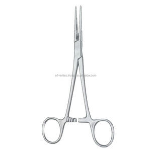 ชุดเครื่องมือผ่าตัดสแตนเลสแบบใช้ซ้ำได้ คีมคีบหลอดเลือดแดงแบบโค้งตรง รุ่น A-1 VERITAS คุณภาพสูง - Product Image 5