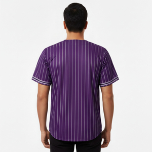 Unisex Baseball Jersey Breathable Sportswear <b>Set</b> Printed Design <b>Beaded</b> Features Customized Team Name 100% Polyester OEM Serviced - Product Image 2