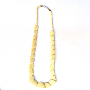 Collar de Cadena con Cuentas de Hueso Vintage, Forma Redonda, Joyería de Moda Unisex para Mujer al Mejor Precio al por Mayor - Product Image 1