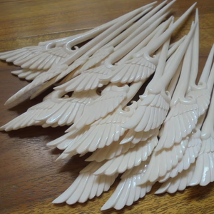 กิ๊บติดผมกระดูกสีขาวธรรมชาติ |   เครื่องประดับผมสไตล์วินเทจ - Product Image 1