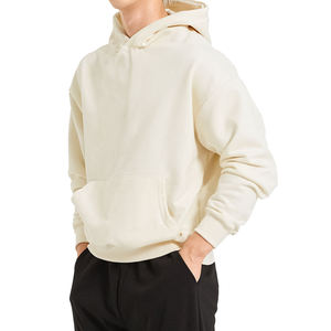 Acceptation de petites commandes, sweats à capuche pour hommes en coton français 100% de haute qualité, surdimensionnés, 370 g/m², vente en gros, personnalisables - Product Image 3