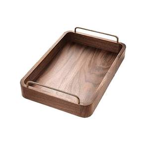 Elegante Bandeja de Madera de 18 Pulgadas para Servir Bebidas, Aperitivos y Postres, Bandejas Decorativas - Product Image 5