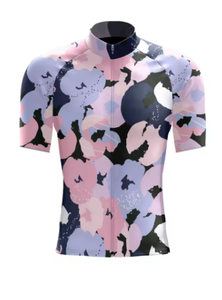 Men's <b>Camouflage</b> Short Sleeve Cycling Jersey Breathable Zipper Front Sporty Design Summer Wear Sublimation Print Pattern - Product Image 2