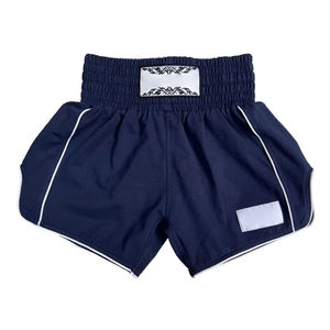 Short de Kickboxing et Muay Thai, Short d'Entraînement Thaïlandais Durable pour Grappling, Short de Boxe avec Ceinture Élastique - Product Image 1