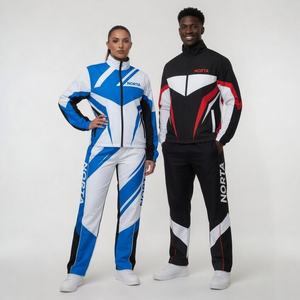 Conjunto Deportivo Personalizado con Logotipo para Hombre, Chaqueta con Cremallera y Pantalones de Color Amarillo, Traje Cortavientos de Nailon, Proveedor Mayorista - Product Image 6