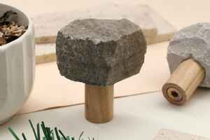 Porte-manteau mural Art Déco en marbre naturel, artisanal et écologique TCE – Accessoire mural haut de gamme pour la maison, l'hôtel et le commerce de détail - Product Image 4