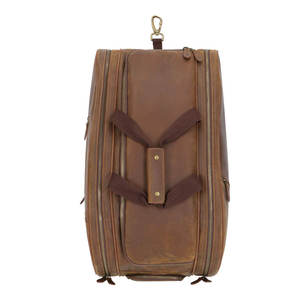 Sac de Rangement Rétro en Cuir pour Raquettes de Tennis, Sac de Voyage Polyvalent et Durable à Compartiments Multiples pour Équipement Sportif - Product Image 2